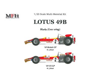 Lotus 49B British / USA Grand Prix 1969 1/20 - Model Factory Hiro - K227