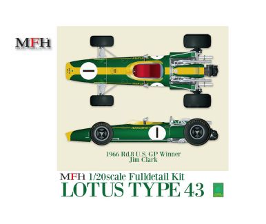 Team Lotus 43 Italian / US Grand Prix 1966 1/20 - Model Factory Hiro - K316