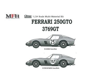 Ferrari 250 GTO Ver. A Le Mans 1963 1/24 - Model Factory Hiro - MFH-K078