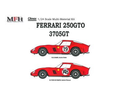 Ferrari 250 GTO Ver. A Le Mans 1963 1/24 - Model Factory Hiro - MFH-K078