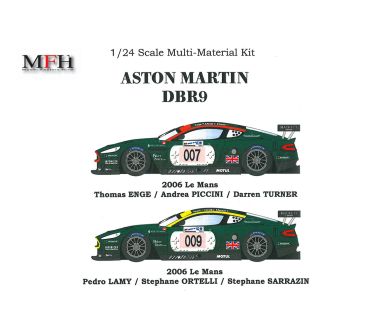 Aston Martin DBR9 #007 / 009 Le Mans 2006 1/24 - Model Factory Hiro - MFH-K131
