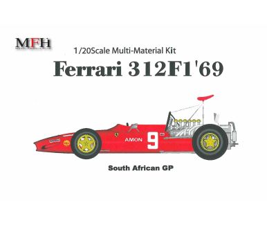 Ferrari 312F1-67 - Monaco GP 1967 #18 #20 - Model Factory Hiro - MFH-K479