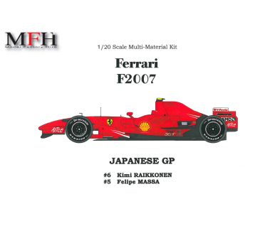 Ferrari F2007 Japanese GP 2007 - Model Factory Hiro - MFH-K187