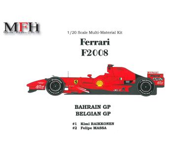 Ferrari F2008 Vers. A - Model Factory Hiro - MFH-K212