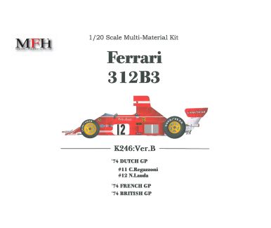 Ferrari 312F1-67 - Monaco GP 1967 #18 #20 - Model Factory Hiro - MFH-K479