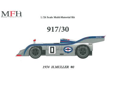 Porsche 917/30 #0 Interserie 1974 Martini 1/24 - Model Factory Hiro - MFH-K289