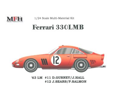 Ferrari 330 LMB Le Mans 24 Hours 1963 1/24 - Model Factory Hiro - MFH-K292