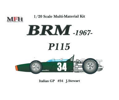 BRM P115 Italian GP 1967 1/20 - Model Factory Hiro - MFH-K308