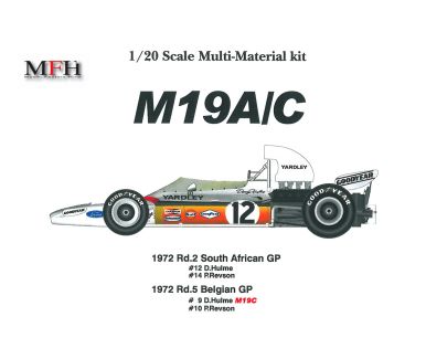 McLaren M19A/C South African / Belgian Grand Prix 1972 1/20 - Model Factory Hiro - MFH-K332