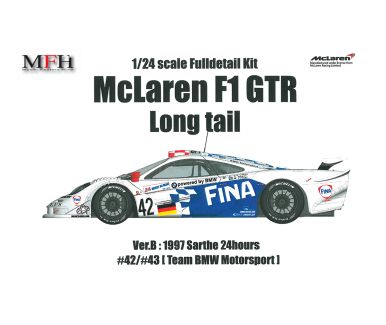 McLaren F1 GTR Long Tail "Team BMW Motorsport" Le Mans 24 Hours 1997 1/24