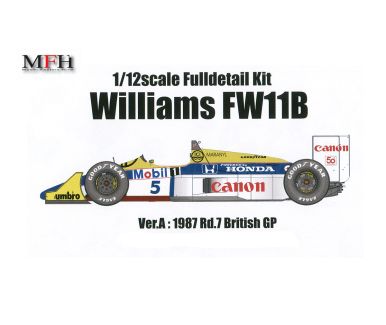 Williams FW11B British Grand Prix 1987 1/12 - Model Factory Hiro - MFH-K472