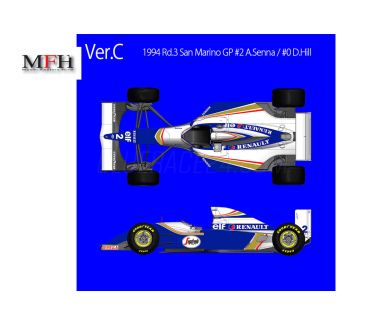 Williams FW16 San Marino Grand Prix 1994 1/12 - Model Factory Hiro - MFH-K497