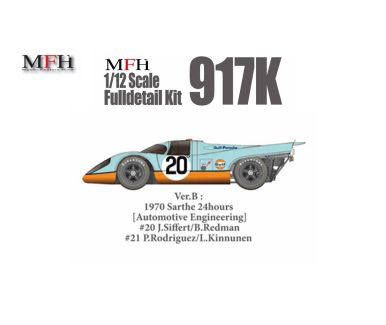 Porsche 917 K Le Mans 24 Hours 1970 1/12 - Model Factory Hiro - MFH-K512