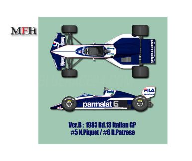 Brabham BT52B Italian Grand Prix 1983 1/12 - Model Factory Hiro - MFH-K525