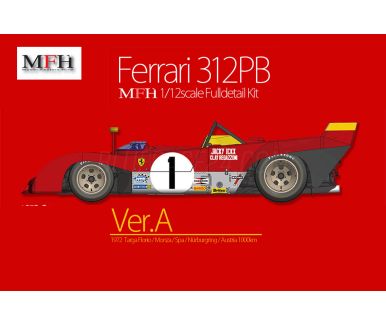 Ferrari 312PB Version A 1972 1/12 - Model Factory Hiro - MFH-K587