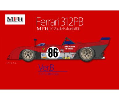 Ferrari 312PB Version A 1972 1/12 - Model Factory Hiro - MFH-K587