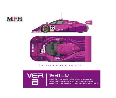 Jaguar XJR-12 Le Mans 1991 Ver.BA 1/12 - Model Factory Hiro - MFH-K596