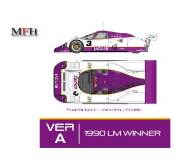 Jaguar XJR-9 LM Le Mans 1989 1/24 - Model Factory Hiro - MFH-K632