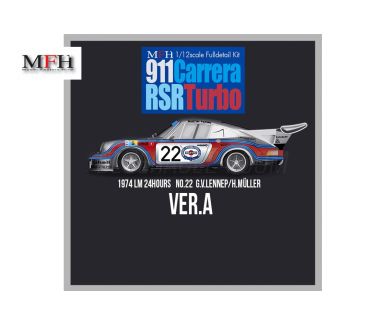 Porsche Carrera RSR Turbo Ver. A Le Mans 1974 1/12