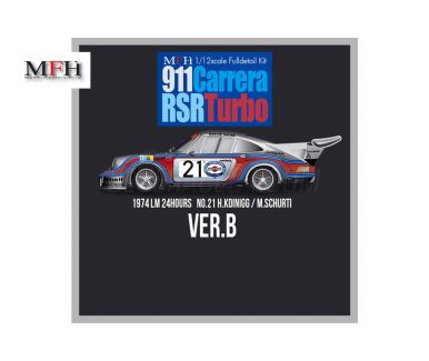 Porsche Carrera RSR Turbo Ver. B Le Mans 1974 1/12