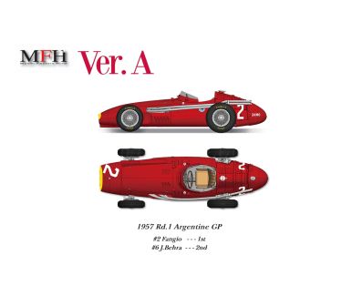 Maserati 250F Argentina GP 1957 1/20 - Model Factory Hiro - MFH-K715