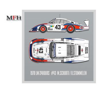 Porsche 935/78 " Moby Dick" Le Mans 1978 1/12 - Model Factory Hiro - MFH-K740