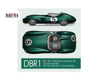 Aston Martin DBR1 Le Mans 24 Hours 1959 1/12 - Model Factory Hiro - MFH-K782