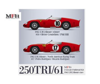 Ferrari 250 TRI/61 #10 / #17 Le Mans 24 Hours 1961 1/12