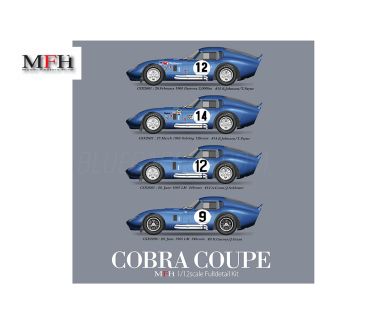 Cobra Daytona Coupe Daytona / Sebring / Le Mans 1965 1/12 - Model Factory Hiro - MFH-K826
