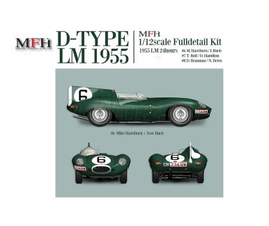 Jaguar D-Type Le Mans 24 Hours 1955 1/12 - Model Factory Hiro - K857