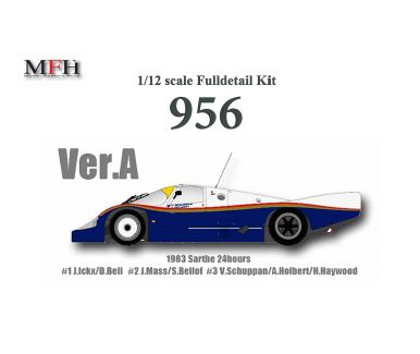 Porsche 956 Long Tail Version A Rothmans Le Mans 1983 - Model Factory Hiro - MFH-K459