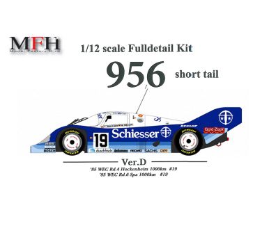 Porsche 956 Short Tail Ver. A - WEC 1983 Rothmans - Model Factory Hiro - MFH-K464