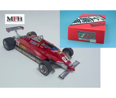 Ferrari 126C2 San Marino Grand Prix 1982 Transkit 1/20 - Model Factory Hiro - MFH-P940