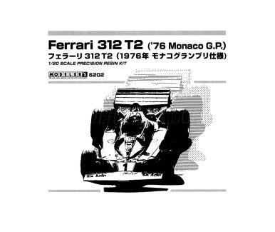 Ferrari 312T2 Monaco Grand Prix 1976 1/20 - Modeler's - MOD-6202