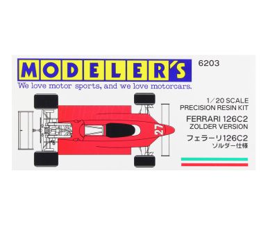 Ferrari 126C2 Belgian Grand Prix 1982 1/20 - Modeler's - MOD-6203