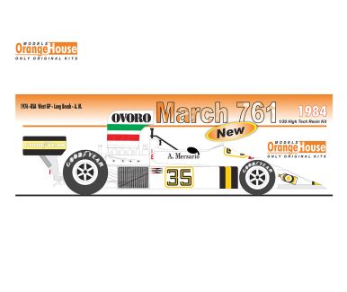 March 761 "Ovoro" U.S.A West Grand Prix Long Beach 1976 1/20 - Models Orange House - ORA-1984