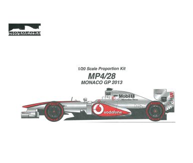 McLaren MP4/28 Monaco Grand Prix 2013 1/20 - Monopost - MP025