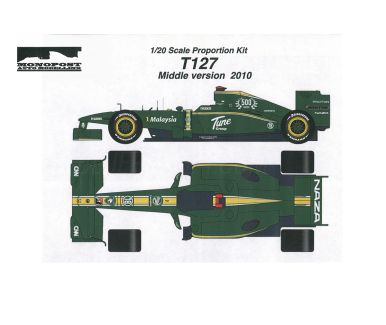 Lotus T127 Middle Season incl. European Grand Prix 500 GP Memorial 2010 1/20 - Monopost - MP006