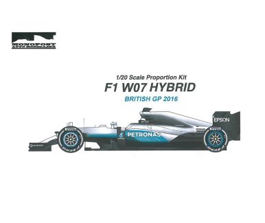 Mercedes F1 W07 British GP 2016 1/20 - Monopost - MP032