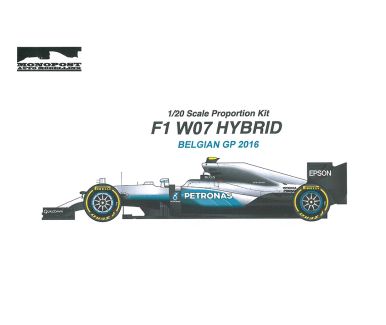 Mercedes F1 W07 Belgian GP 2016 1/20 - Monopost - MP033