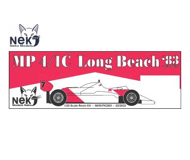 McLaren MP4/1C USA Long Beach Grand Prix and Senna Test 1983 1/20 - Models Neko - NEK-FK2031 