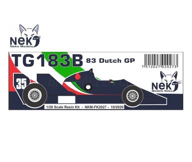 Toleman TG183B Dutch Grand Prix 1983 1/20 - Neko Model - NEK-FK2027