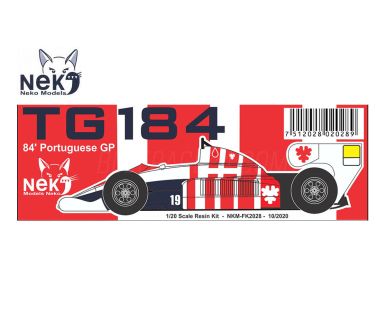 Toleman TG184 Portuguese Grand Prix 1984 1/20 - Neko Model - NEK-FK2028