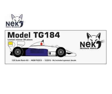 Toleman TG184 Monaco Grand Prix 1984 1/20 - Neko Models - NEK-FK2010