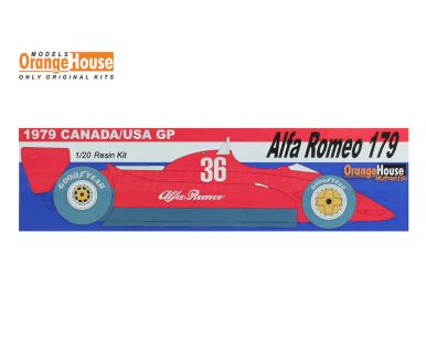 Alfa Romeo 179 Canada / U.S.A. Grand Prix 1979 1/20 - Orange House Models - ORA-1981