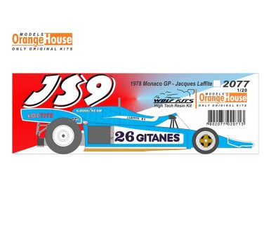 Ligier JS9 Monaco GP 1978 1/20 - Models Orange House - ORA-2077