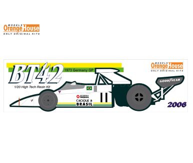 Brabham BT42 German / U.S.A. Grand Prix 1973 1/20 - Orange House Models - ORA-2006