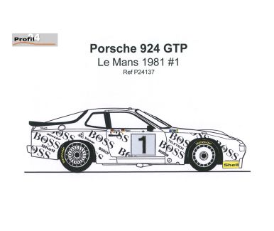 Porsche 924 Carrera GTP (944 LM) Le Mans 24 Hours 1981 1/24 - Profil24 - P24137