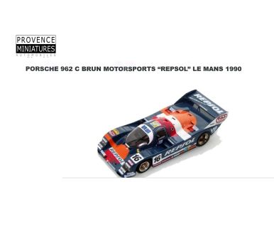 Porsche 962C "Repsol" Le Mans 24 Hours 1990 1/43 - Provence Miniatures Automobiles - KC078