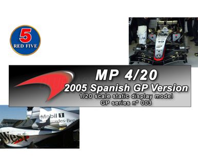 McLaren MP4/20 Spanish Grand Prix 2005 1/20 - Red Five - 003